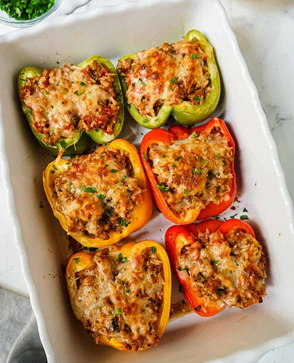 Italian Sausage Stuffed Peppers