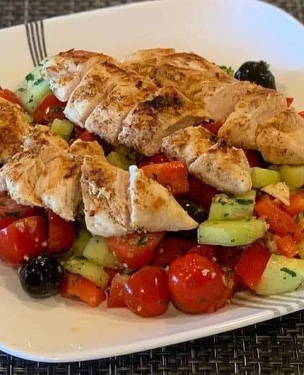 GREEK LEMON CHICKEN SALAD