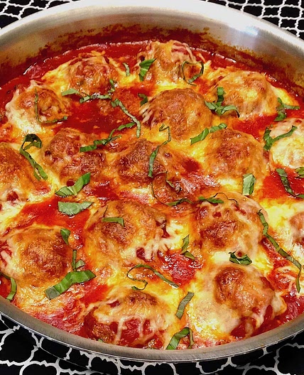 Keto Meatballs Italian Style (Gluten Free)