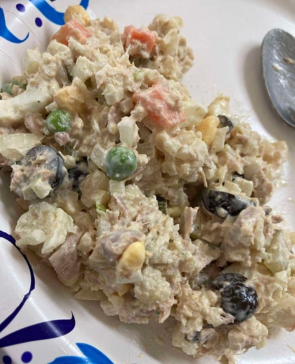 Tuna “Pasta” (Cauliflower) Salad