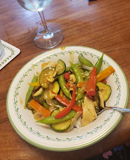 Zuchinni Stir Fry