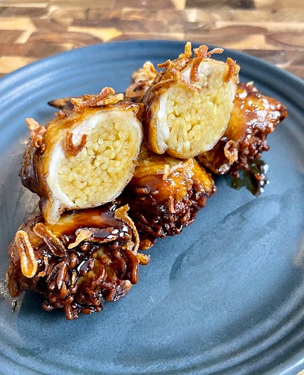 Indomie Stuffed Chicken Wings