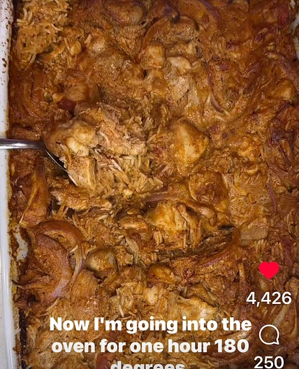 Tray Baked Chicken Curry (one pan)