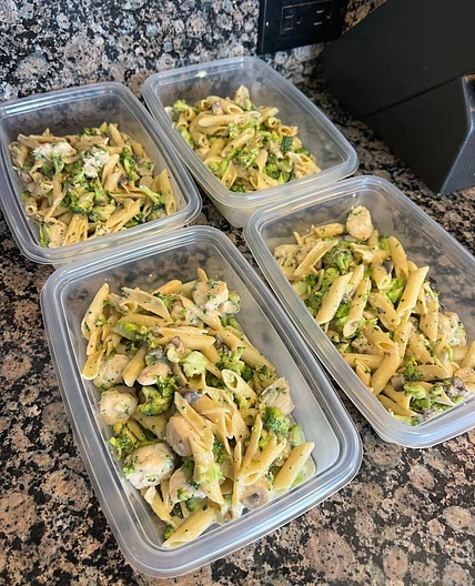 HIGH PROTEIN CHICKEN ALFREDO 