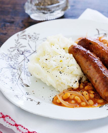 Sausage Beans & Mash Potatoes