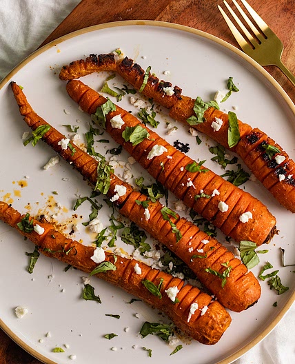 Baked Hasselback Carrots