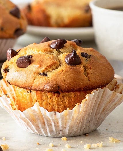 Gluten Free Bakery Style Chocolate Chip Muffins
