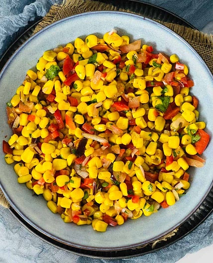 Corn Chaat / Indian Corn Salad