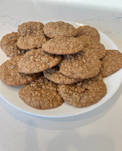 Healthier GF Oatmeal Chocolate Chip Cookies