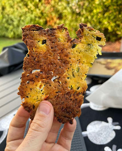 Cracker di zucchine