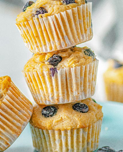 Blueberry Cream Cheese Muffins