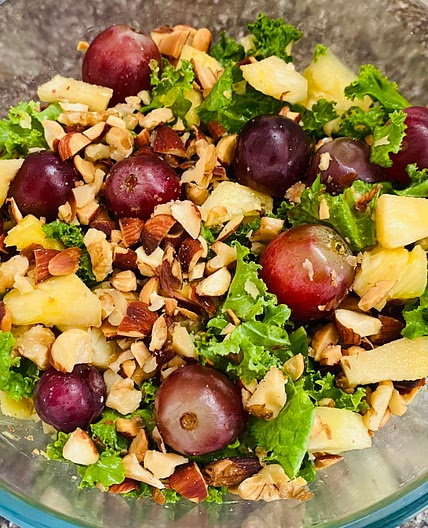 Kale, Mandarin & Pineapple Salad