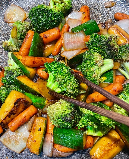 Hibachi vegetables 