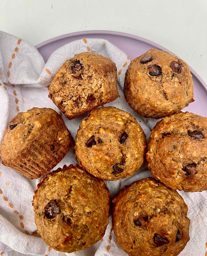 [Healthy] Banana Nut Muffins