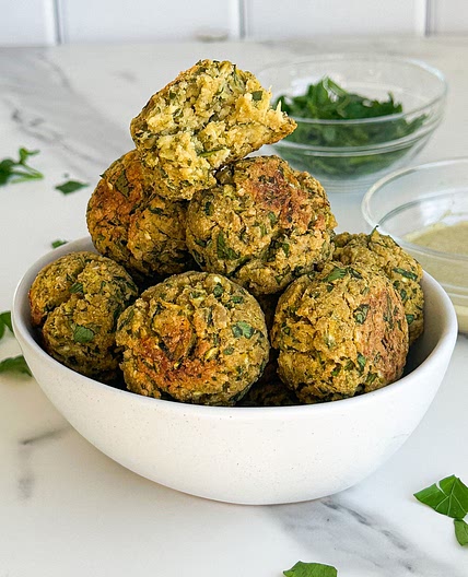 Easy Baked Tofu Zucchini Bites