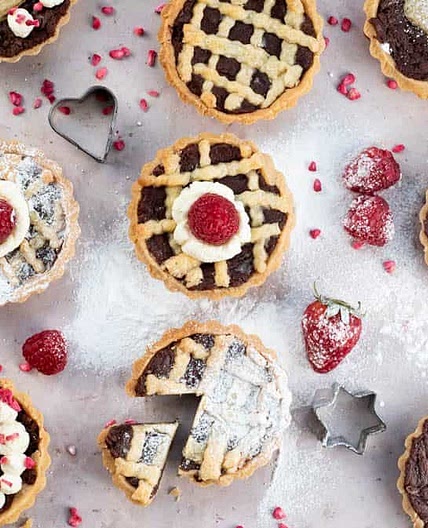 Italian Nutella Tartlets - Costatina Alla Nutella