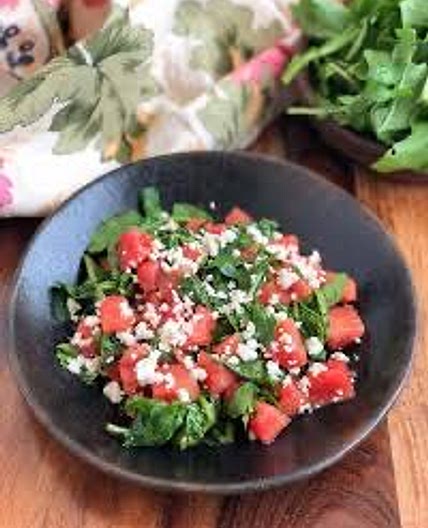 Watermelon & Arugula Salad