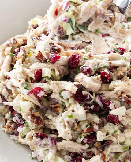 Chicken Salad with Cran-Apple (No Mayo)