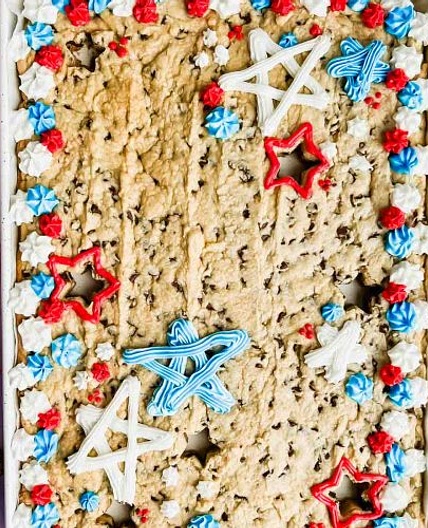 4th of July Cookie Cake