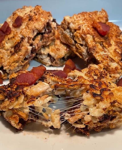 Bacon Fried Crispy Smores Treats