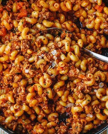 Ground Turkey Pasta Skillet