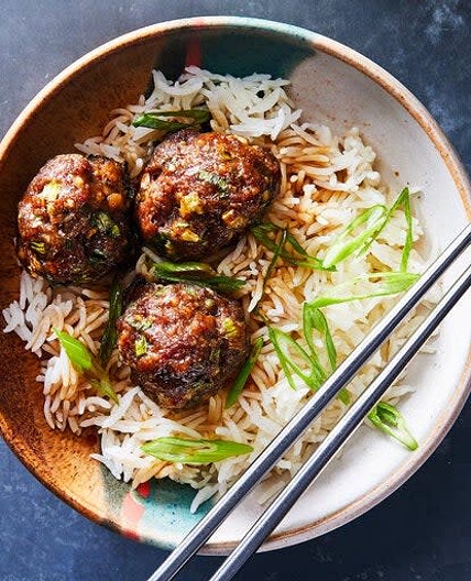 Korean BBQ-Style Meatballs