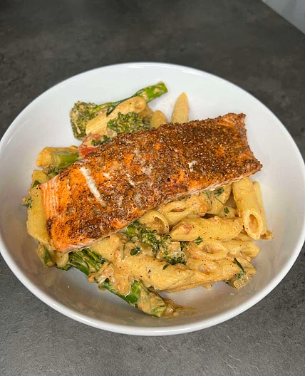 Creamy Salmon & Broccoli Pasta