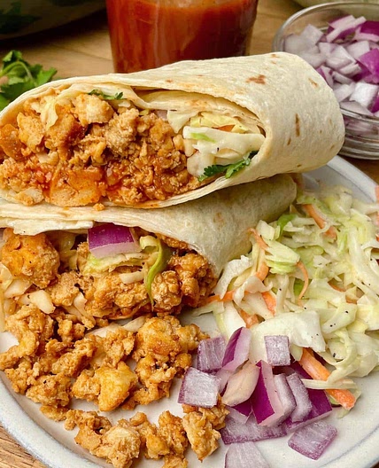 BBQ Tofu Wraps