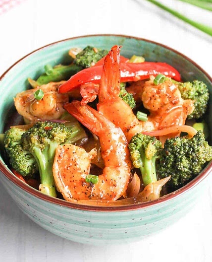 Shrimp and Broccoli Stir Fry
