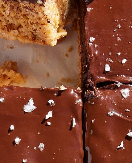 Chocolate Peanut Butter Rice Krispie Treats