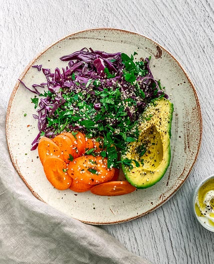 Raw Cabbage Salad Base