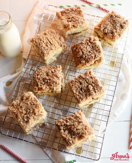 Pastel de café con canela