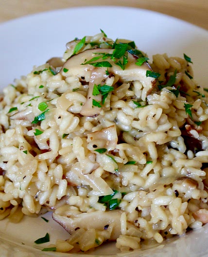 Shiitake Mushroom & Bacon Risotto