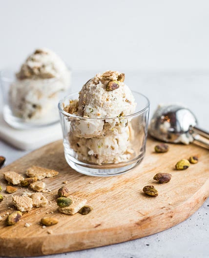 Pistachio Cottage Cheese Ice Cream