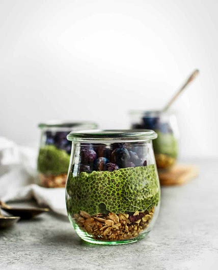 Matcha Chia Seed Pudding