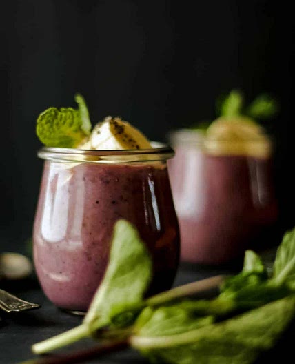 Purple Sweet Potato Chia Seed Pudding