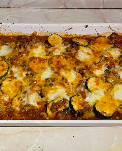 Gluten free pork vegetable lasagna