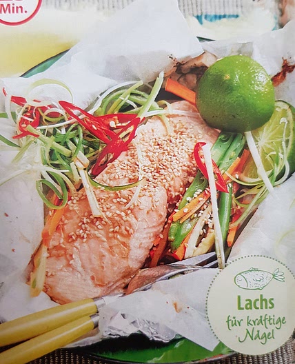 Lachs-Gemüse-Päckchen aus dem Ofen