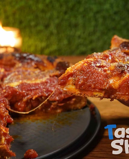Homemade Chicago Deep Dish Pizza
