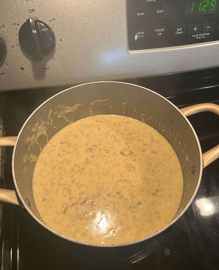 Cheeseburger Soup