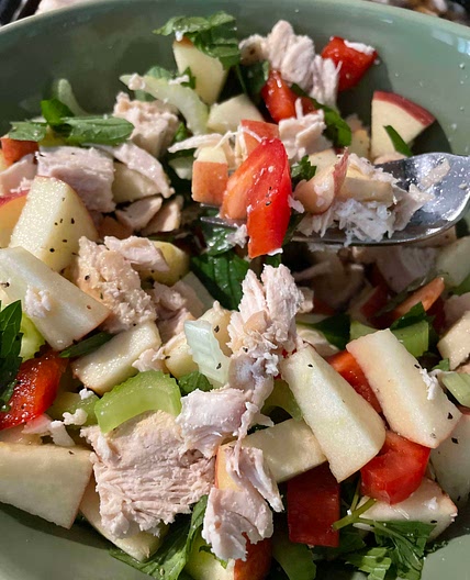 Herby Apple Crunch Salad