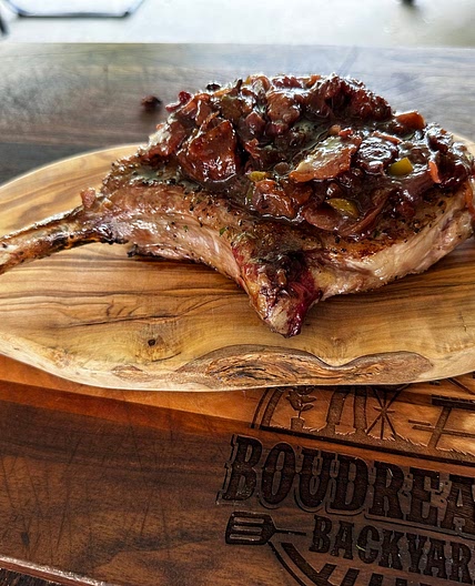 STRAWBERRY BACON JAM PORK CHOP