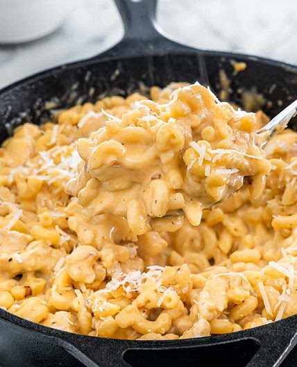 Asiago Chicken Mac & Cheese