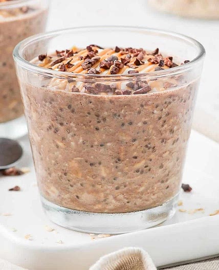 Chocolate Peanut Butter Overnight Oats