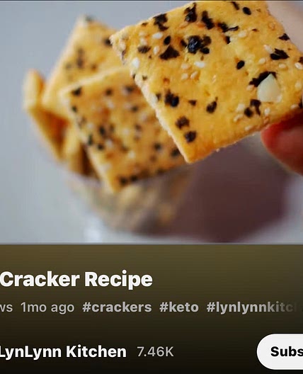 Keto Cracker Recipe