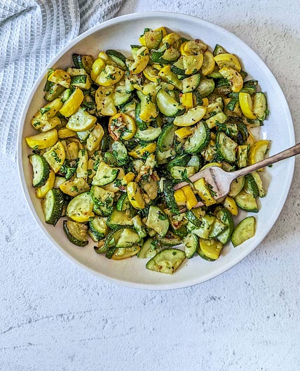 Air Fryer Zucchini and Squash