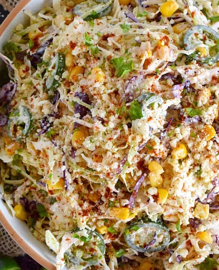 Mexican Street Corn Coleslaw