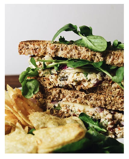 Almond “Tuna” Salad Melt