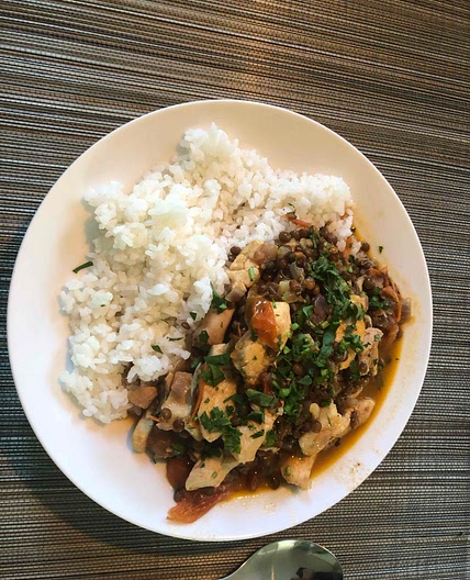 Chicken Lentil Rice Mush