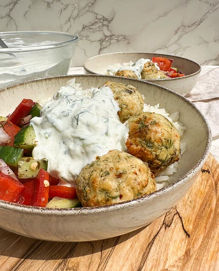 Greek Chicken Meatballs